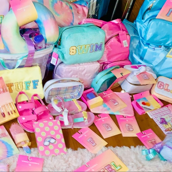 NWT Stoney Clover Lane Quilted Hearts Large Pouch - Picture 10 of 10